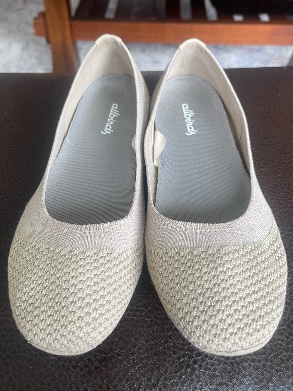 Allbirds Women’s Tree Breezers Ballet Flats — Light beige
